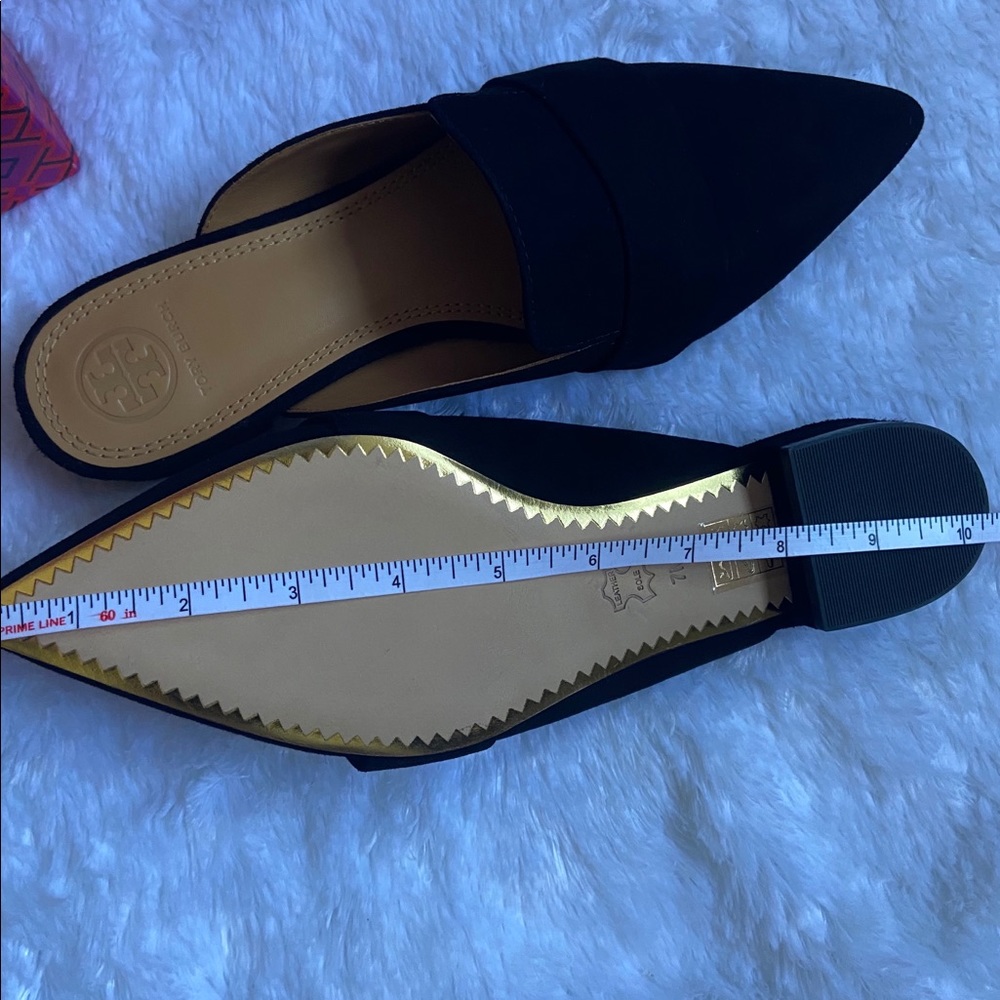 Tory Burch Rosalind Pointed-toe Suede Mules - Picture 8 of 10